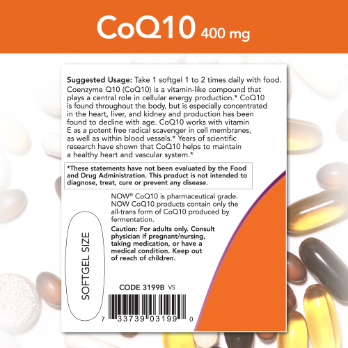 CoQ10 400 mg (30 softgels)