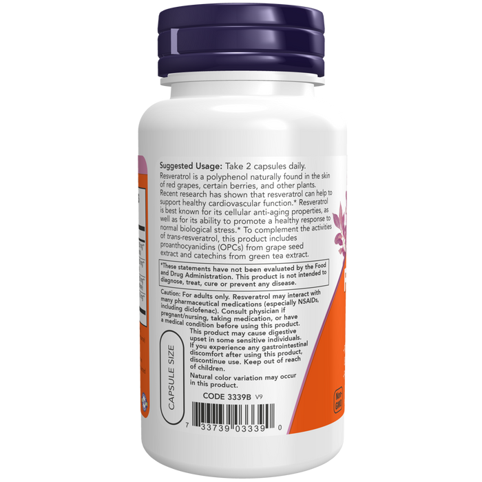 Resveratrol 50mg (60 VCAPS)