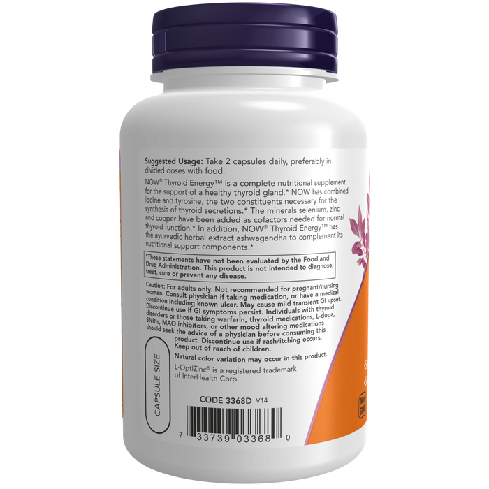 Energy and Thyroid Support (90 Veg Caps)/ Thyroid Energy™ Veg Caps