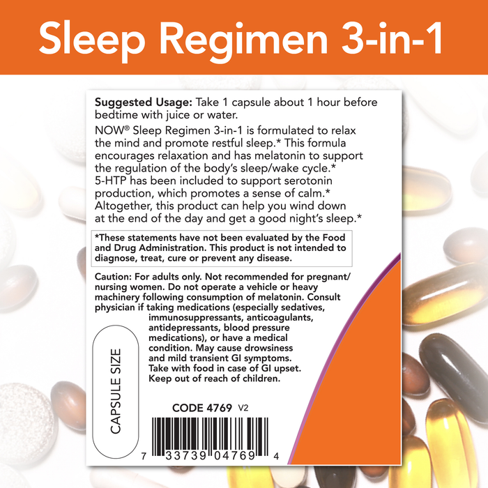 Sleep Regimen 3-in-1 (90 veg caps)