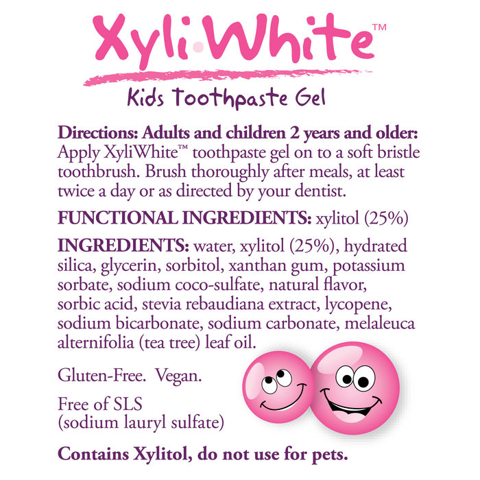 Pasta Dental Para Niños Xyli White (3 oz/85gr)