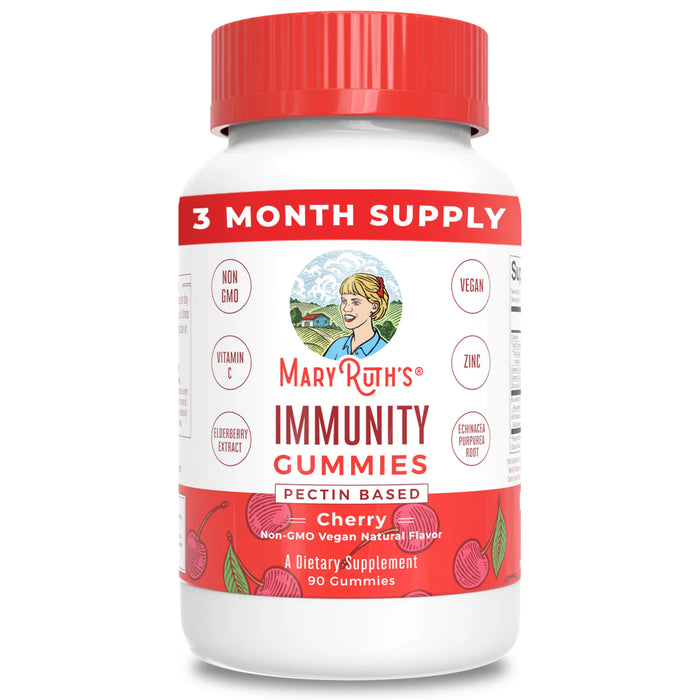 Immunity Gummies Cherry 90 Gummies Mary Ruth