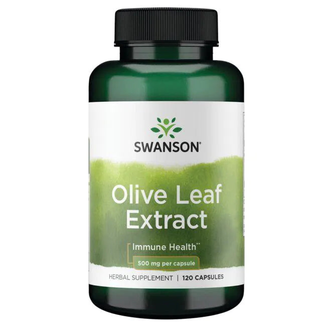 Extracto De Hoja De Olivo 500mg (120 caps), Swanson