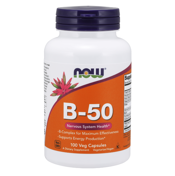 Complejo B 50 mg/mcg (100 veg caps)