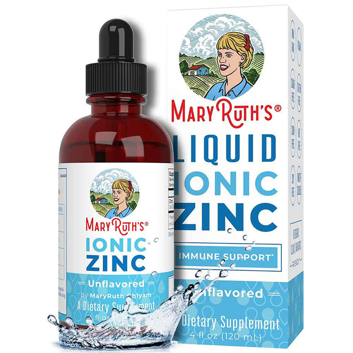 Zinc Iónico Líquido (4 fl oz/120ml), Mary Ruth´s