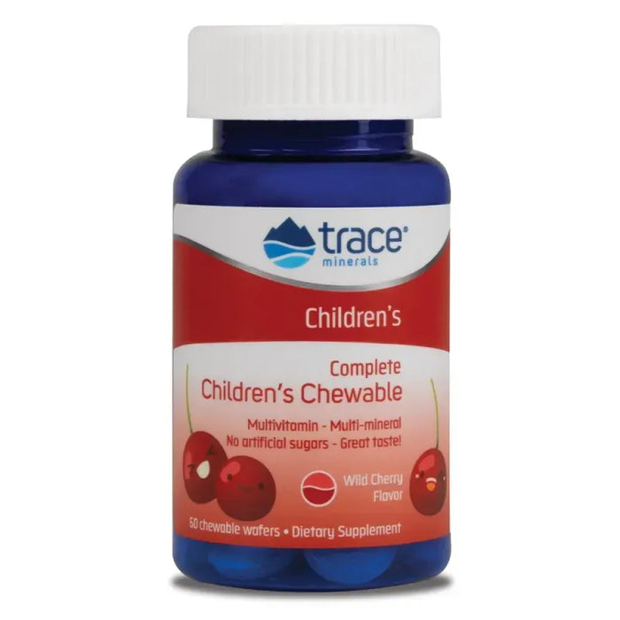 Multivitamínico para Niños Sabor Cereza (60 obleas), Trace Minerals