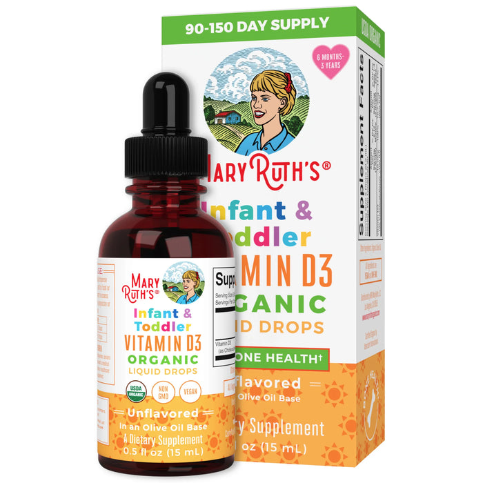 Vitamina D3 Líquida para Infantes (0.5 fl oz/15ml), Mary Ruth´s