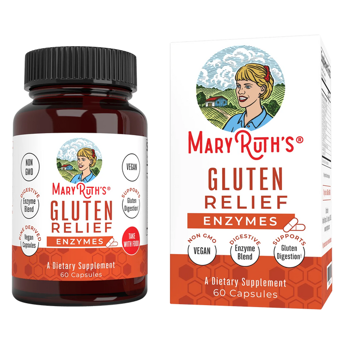 Enzimas Para El Alivio Del Gluten (60 caps), Mary Ruth´s