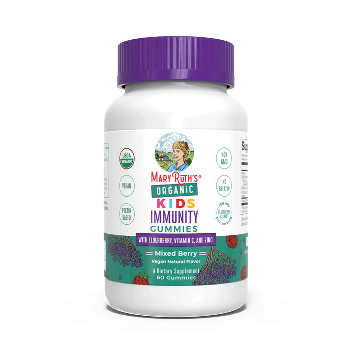 Organic Children's Immunity Gummies 60 Gummies Mary Ruth