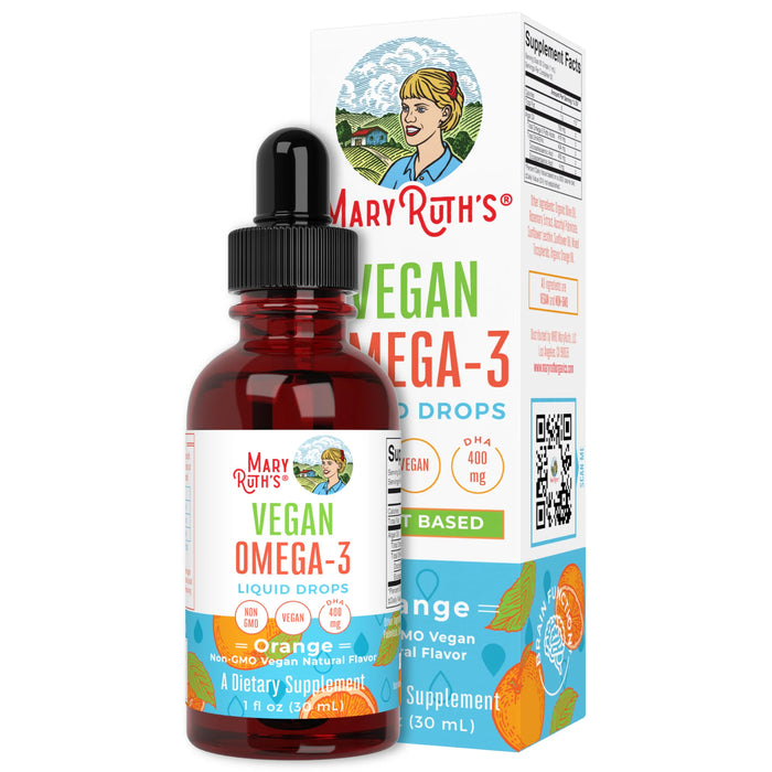 Omega-3 en Gotas Líquidas Veganas (1 fl oz/30ml), Mary Ruth´s