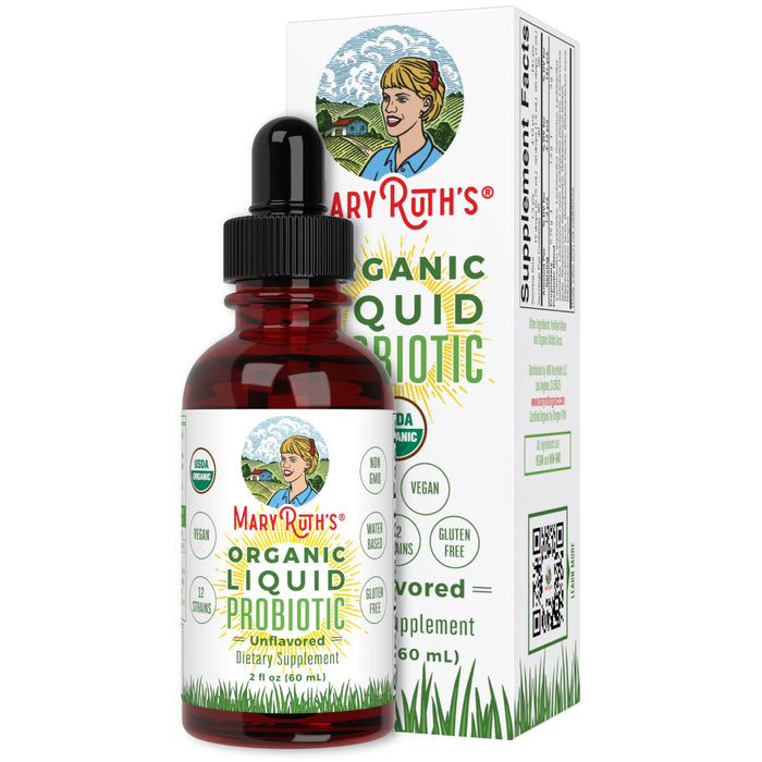 Probiótico Líquido Orgánico (2 fl oz/60ml), Mary Ruth´s