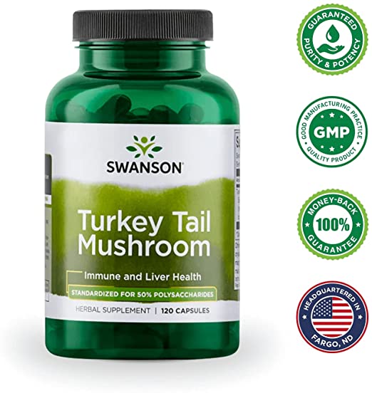 Hongo Turkey Tail 500mg (120 caps), Swanson