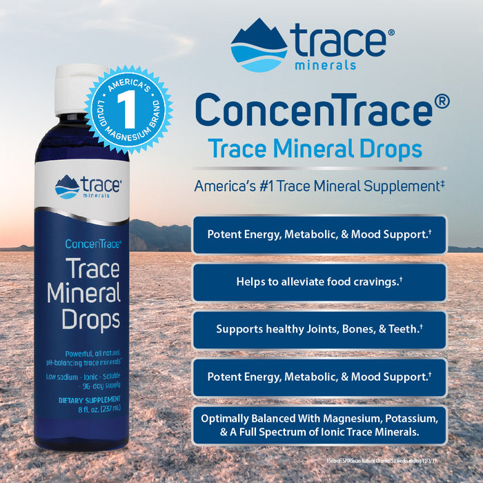 ConcenTrace® Multimineral en Gotas(2 fl oz/59ml), Trace Minerals