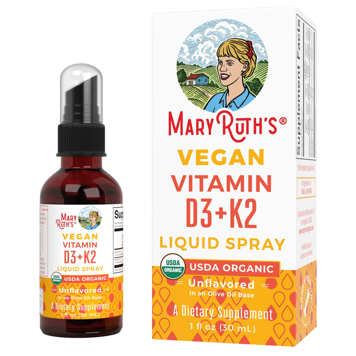 Organic Spray D3 + K2/D3 + K2 spray 1oz (30ml) Mary Ruth